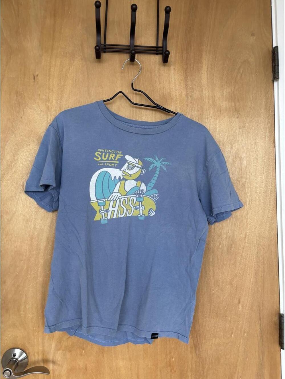 Huntington Surf & Sport HSS Blue Graphic Tee Medium